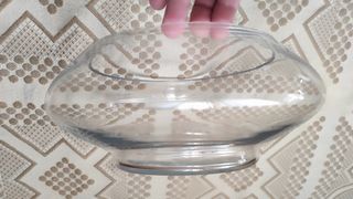 Centro de mesa de cristal