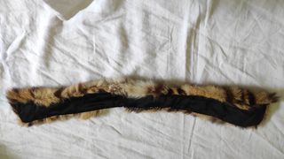 Colletto pelliccia maculato