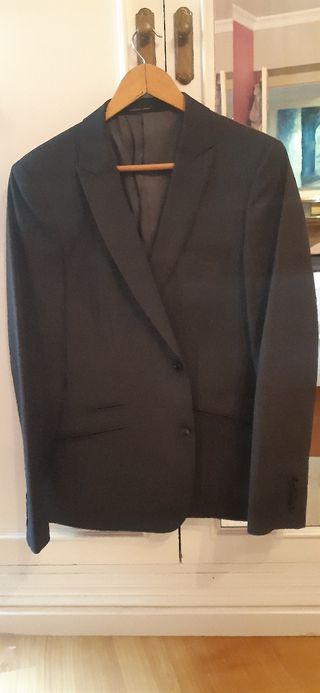 Traje de chaqueta gris