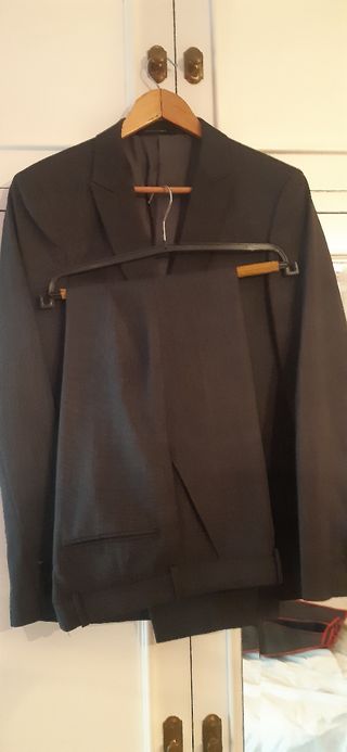 Traje de chaqueta gris