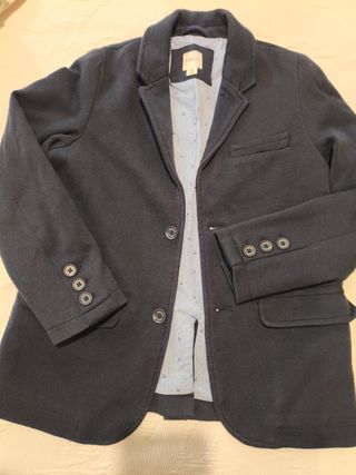 Chaqueta americana J.Crew niño azul marino 7-8 año