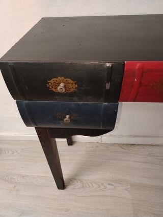 Recibidor estilo libro