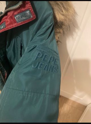 plumas pepe jeans talla 12 años con capucha.