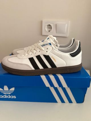 Adidas Samba Beige/Blanco Talla 39.5