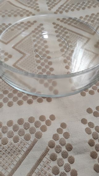 Centro de mesa de cristal