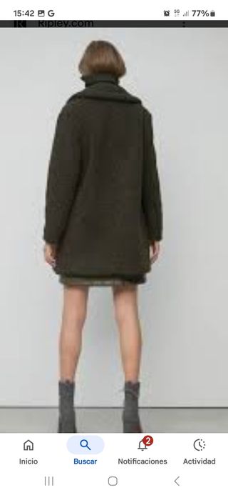 Abrigo Sfera verde militar mujer