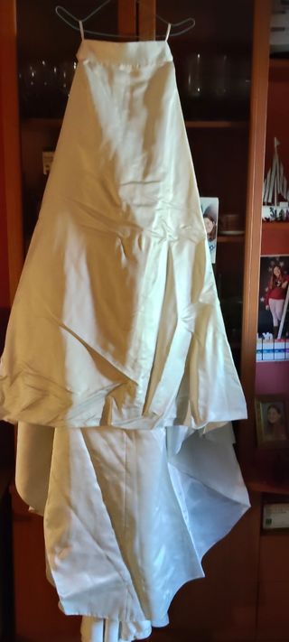 Vestido Novia 2 Piezas Tul y Aros
