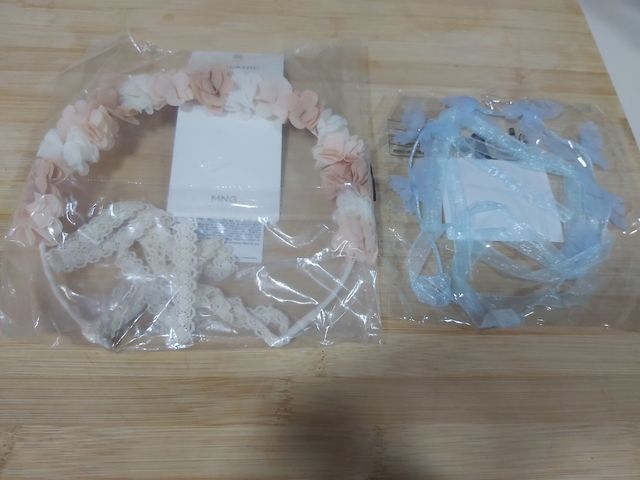 Diademas florales y encaje para boda