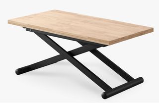 Mesa de centro elevable madera y metal