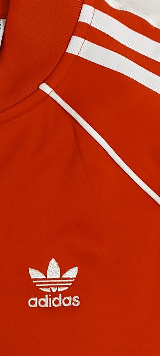 Sudadera Adidas vintage roja doble cremallera