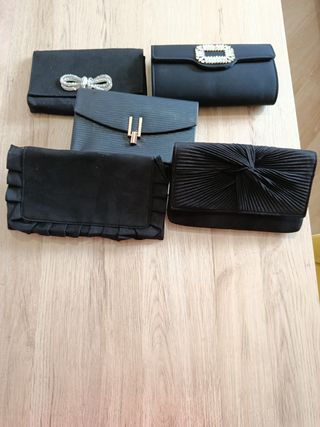 LOTE: Bolso de fiesta negro (RESTOS DE TIENDA)
