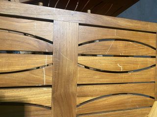 Mesa de jardín extensible madera