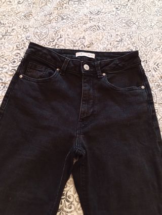 Pantalón vaquero bootcut negro Springfield T.34