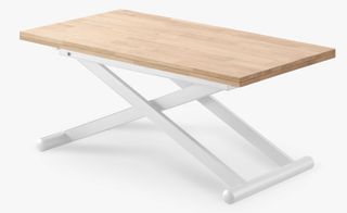 Mesa elevable madera y metal