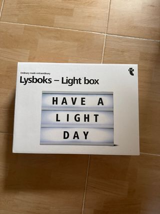 Poster luminoso Have a Light Day
