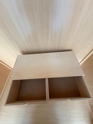 Mini cómoda Moppe Ikea madera