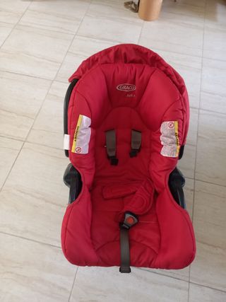 Carrito de bebé Graco 3 en 1 rojo