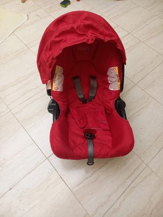 Carrito de bebé Graco 3 en 1 rojo