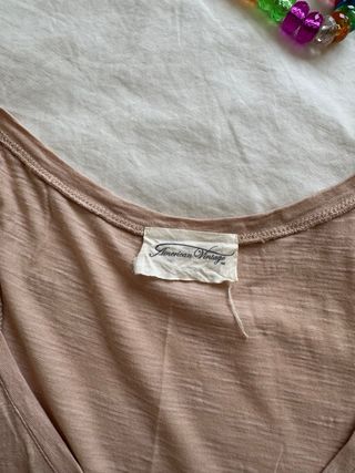 Camiseta tirantes American Vintage rosa
