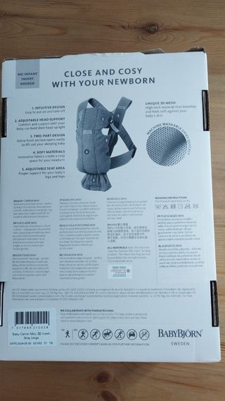 BabyBjörn Baby Carrier Mini Airy Mesh