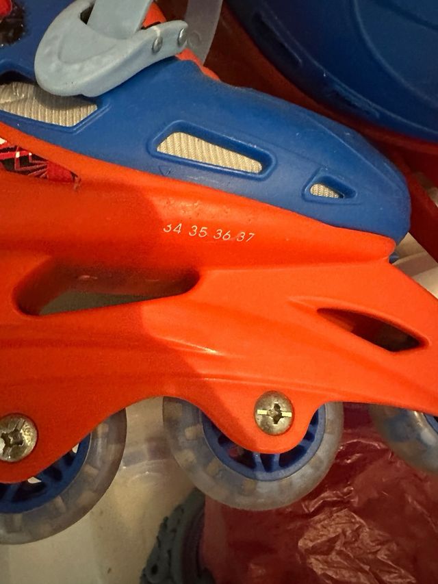 Patines Spiderman Talla 34-37