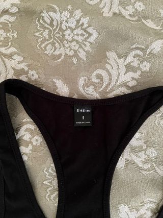 Canottiera nera Pretty taglia S