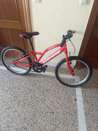 Bicicletta per bambini rossa da 20 pollici