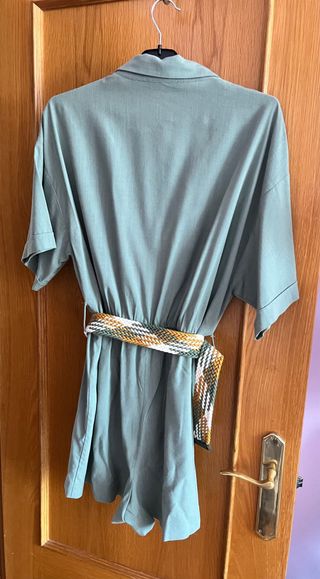 Mono corto Zara verde talla L