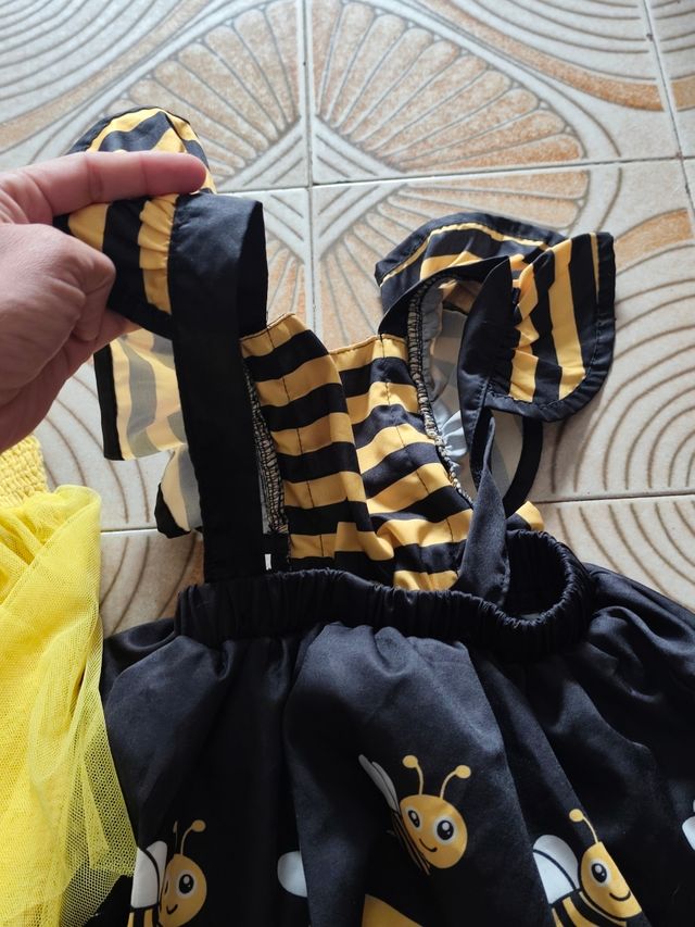 Vestidos abejita niña 12-18M