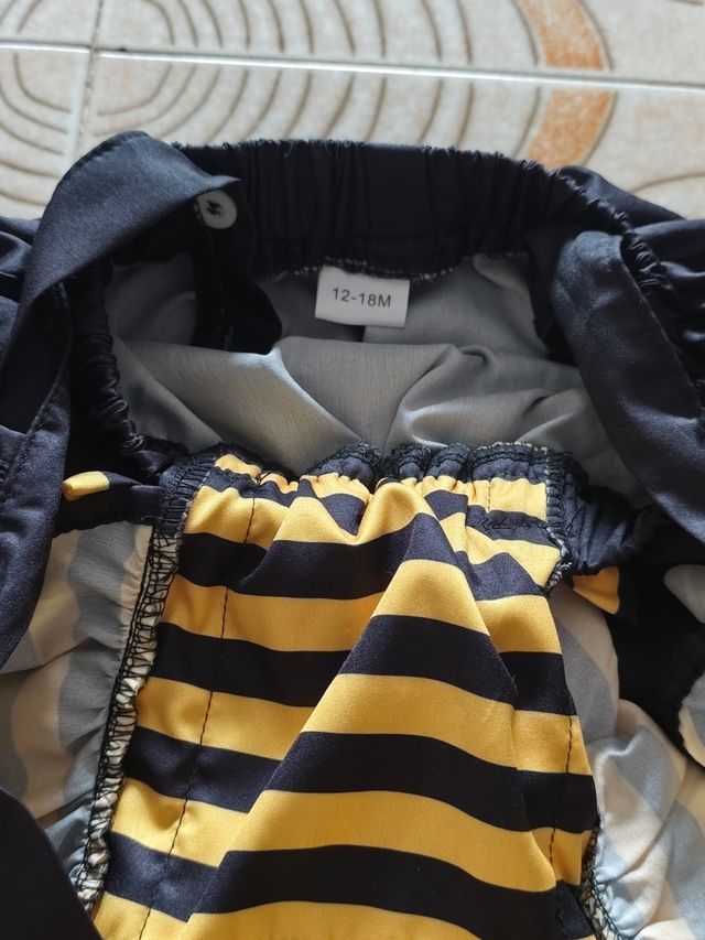 Vestidos abejita niña 12-18M
