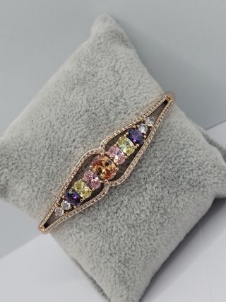 Pulsera Brazalete Goldfilled Multicolor