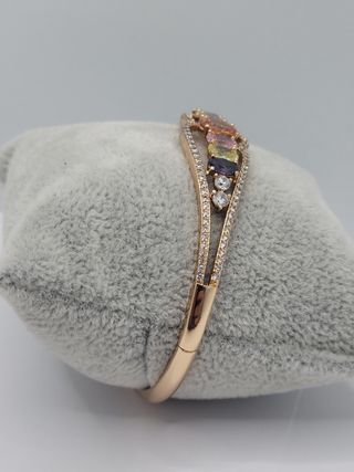 Pulsera Brazalete Goldfilled Multicolor