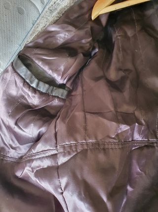 Abrigo de piel marrón talla 56