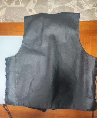 Chaleco de Piel Genuina Talla 46 