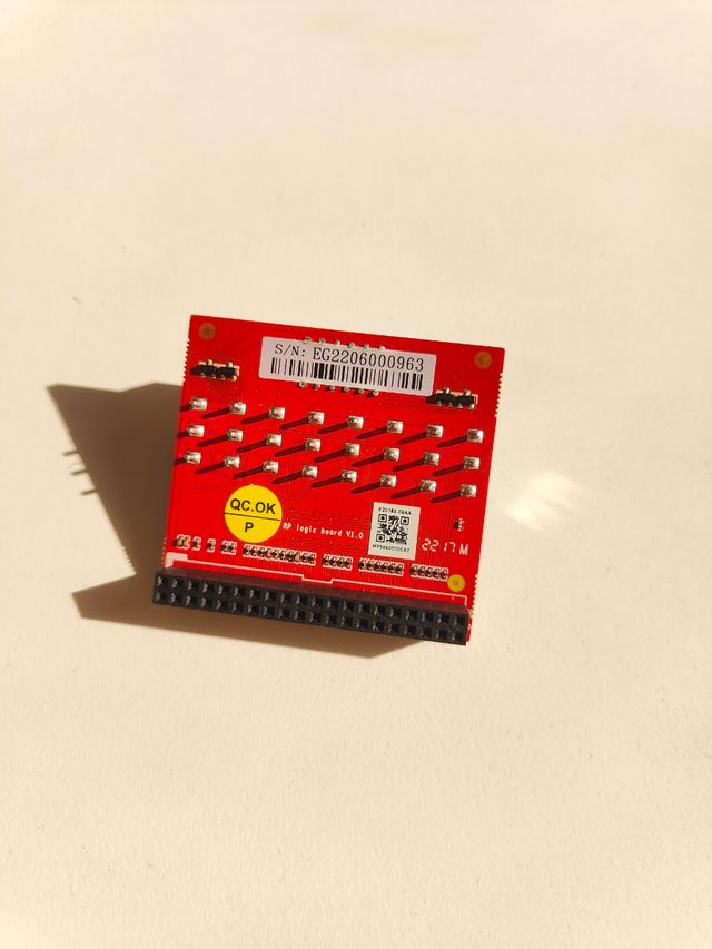 Placa Lógica Switch, buttons 7 Seg, Leds Raspberry