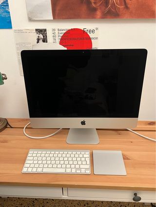 iMac 2012 Plata con Teclado y Trackpad
