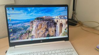Ordenador portátil HP blanco