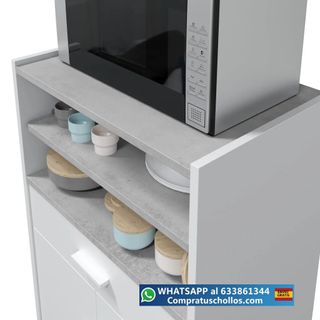 Mueble Auxiliar de Cocina Mueble Microondas 