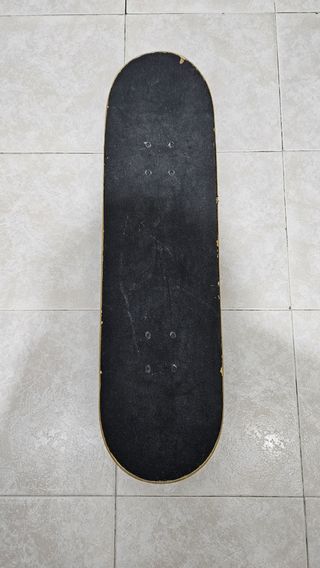 Skate Oxelo Longboard Dorado Calaveras