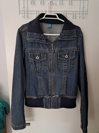 Cazadora vaquera azul