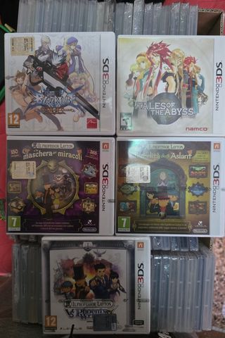 Giochi Nintendo 3DS: Layton, Phoenix Wright, Tales