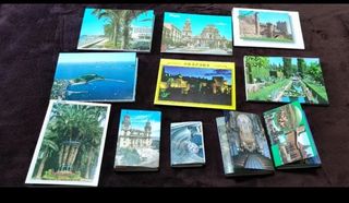 Lote 11 LIBRO ACORDEON POSTALES. 155 Uds. Antiguas