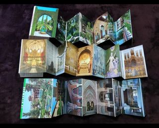 Lote 11 LIBRO ACORDEON POSTALES. 155 Uds. Antiguas
