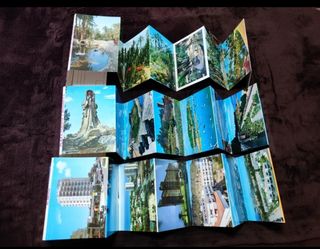 Lote 11 LIBRO ACORDEON POSTALES. 155 Uds. Antiguas
