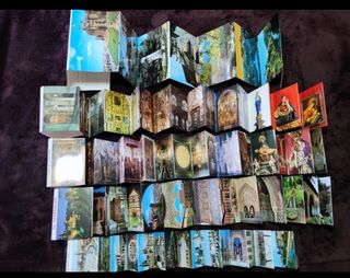 Lote 11 LIBRO ACORDEON POSTALES. 155 Uds. Antiguas