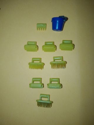 Lote piezas Playmobil cepillos peines despiece