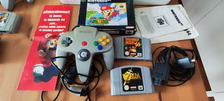 Nintendo 64 Completa + Mandos y Juegos