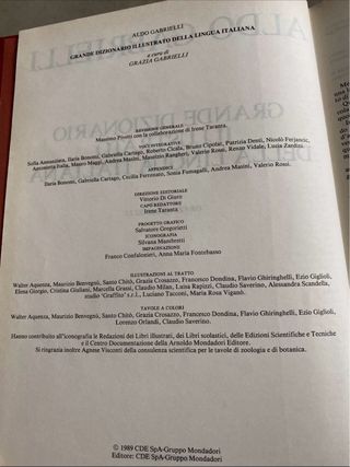 Gabrielli Grande Dizionario della Lingua Italiana