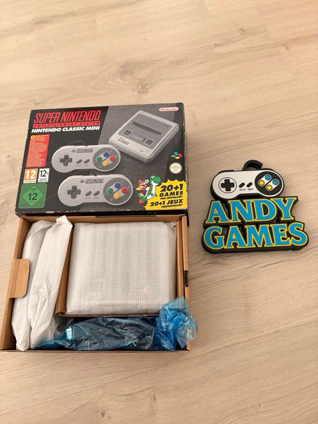 Super Nintendo Classic Mini + 2 Mandos completa