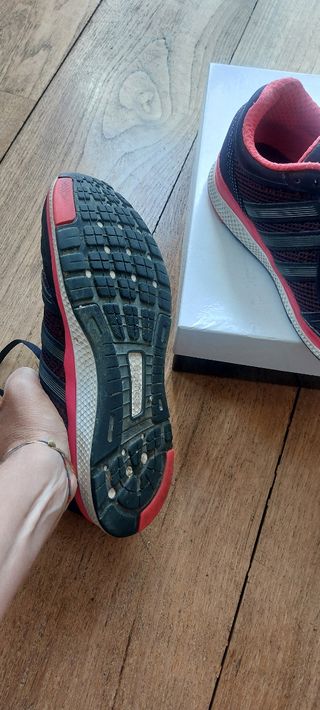 Scarpe Adidas Bounce nere e rosa